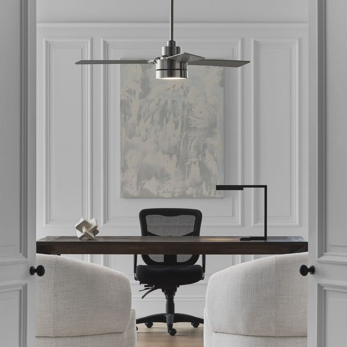 Generation Lighting - 3JVR52BSD - 52 Inch  Ceiling Fan - Jovie - Brushed Steel