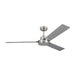 Generation Lighting - 3JVR58BS - 58 Inch  Ceiling Fan - Jovie - Brushed Steel