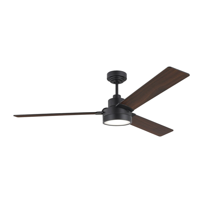 Generation Lighting - 3JVR58MBKD - 58 Inch  Ceiling Fan - Jovie - Midnight Black