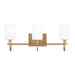 Visual Comfort Studio - 4457103-848 - Three Light Bath Vanity - Oak Moore - Satin Brass