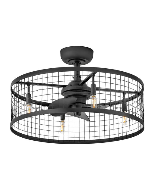 Hinkley - 904724FMB-LIA - 24" LED Fandelier - Finnigan - Matte Black