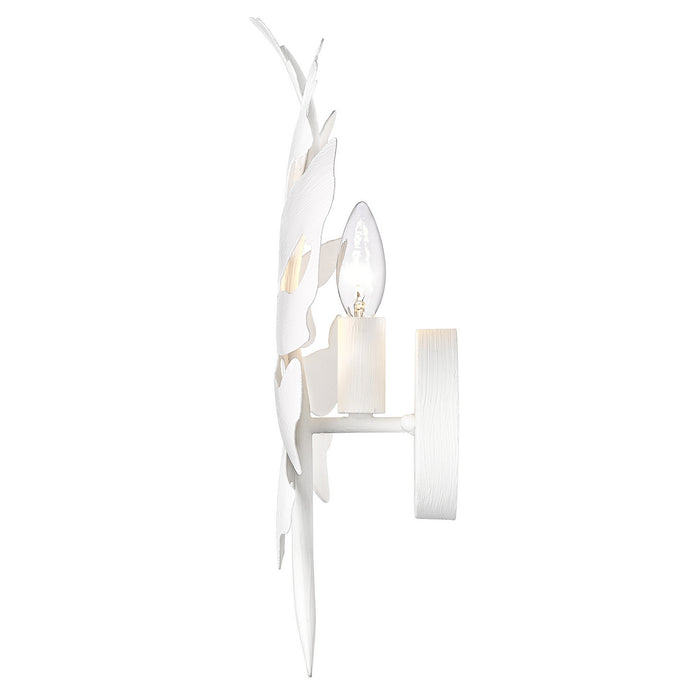 Golden - 1103-1W TWP - One Light Wall Sconce - Aruba - Textured White Plaster