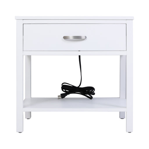 ELK Home - S0115-7463 - Accent Table - Ramsay - White