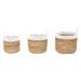 ELK Home - S0077-8233/S3 - Baskets - Set of 3 - Holset - Natural