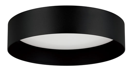 Eglo USA - 205628A - LED Ceiling Mount - Ester - Exterior: Structured Black Interior: Matte White