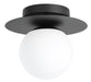 Eglo USA - 205631A - One Light Ceiling Mount - Arenales - Structured Black