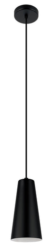 Pratella One Light Mini Pendant Structured Black
