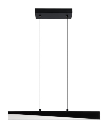 Isidro LED Pendant Structured Black