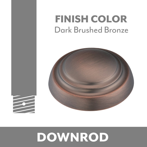 Minka Aire Downrod Coupler Dark Brushed Bronze