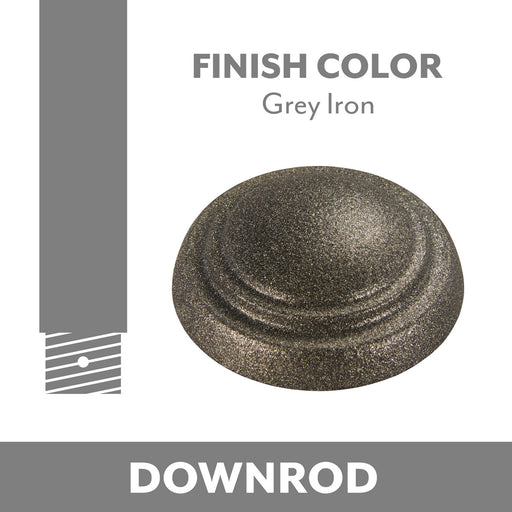 Minka Aire Downrod Coupler Grey Iron