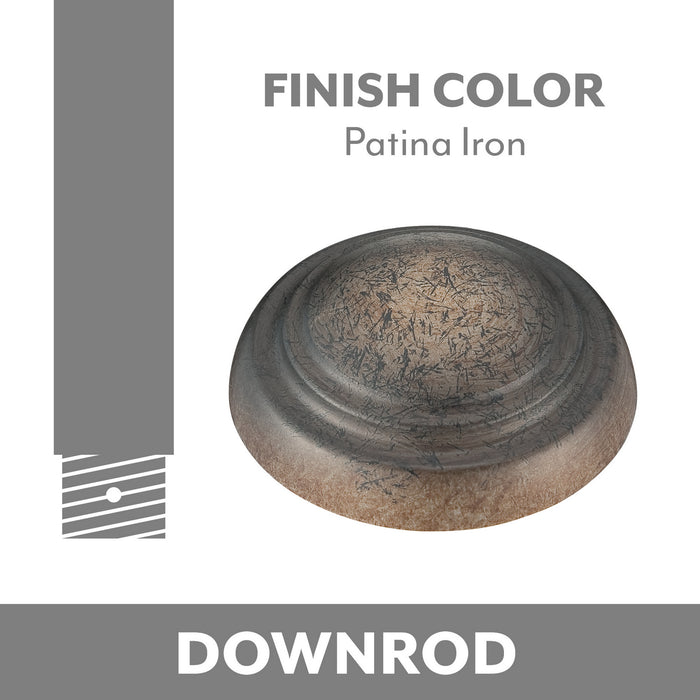 Minka Aire - DR500-PI - Downrod Coupler - Minka Aire - Patina Iron
