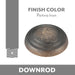 Minka Aire - DR500-PI - Downrod Coupler - Minka Aire - Patina Iron
