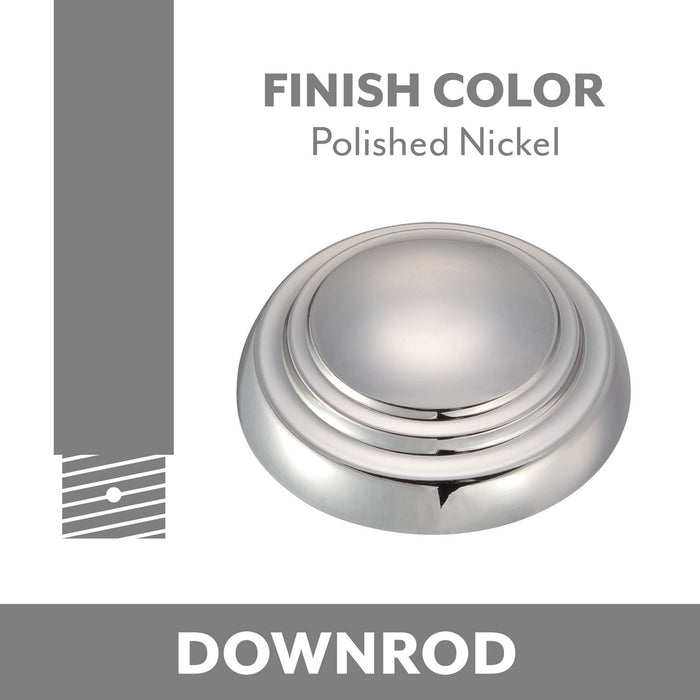 Minka Aire - DR500-PN - Downrod Coupler - Minka Aire - Polished Nickel