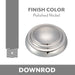 Minka Aire - DR500-PN - Downrod Coupler - Minka Aire - Polished Nickel