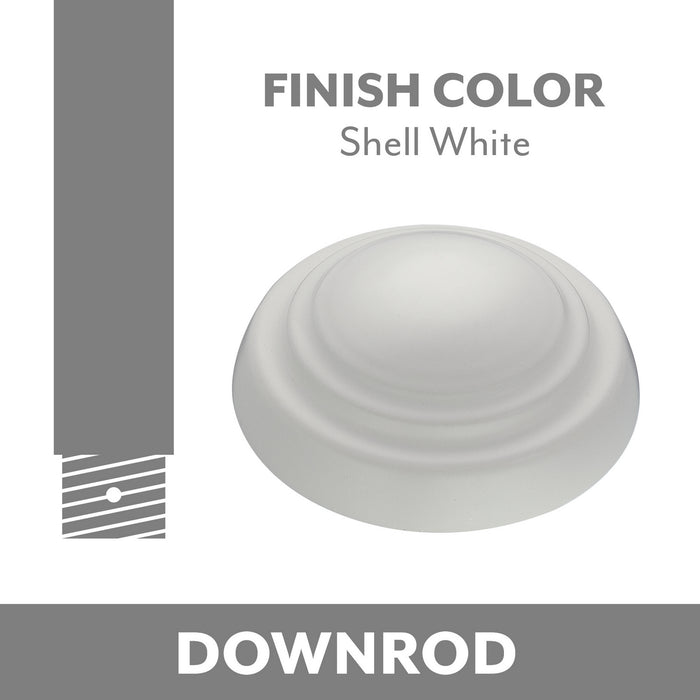 Minka Aire - DR500-SWH - Downrod Coupler - Minka Aire - Shell White