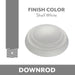 Minka Aire - DR500-SWH - Downrod Coupler - Minka Aire - Shell White