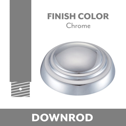 Minka Aire Ceiling Fan Downrod Chrome