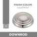 Minka Aire - DR512-LN - Down Rod - Minka Aire - Liquid Nickel