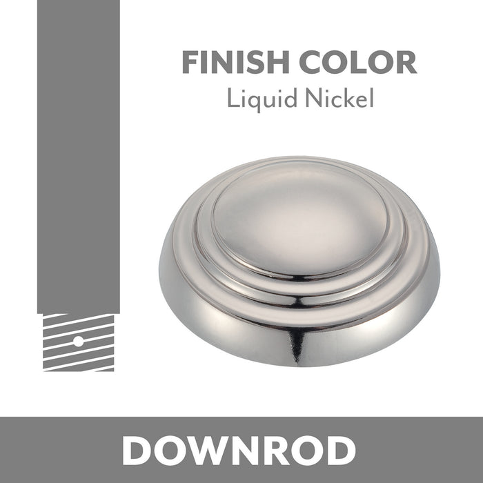 Minka Aire - DR518-LN - Down Rod - Minka Aire - Liquid Nickel