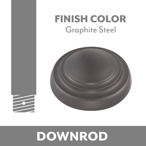 Minka Aire Ceiling Fan Downrod Graphite Steel