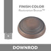 Minka Aire - DR548-RRB - Down Rod - Minka Aire - Restoration Bronze