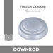 Minka Aire - DR560-GL - Down Rod - Minka Aire - Galvanized