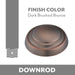 Minka Aire - DR572-DBB - Down Rod - Minka Aire - Dark Brushed Bronze