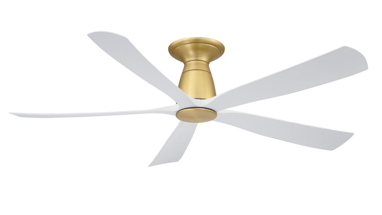 Fanimation - FPD5534BS - 52 Inches Ceiling Fan - Kute5 52 - Brushed Satin Brass