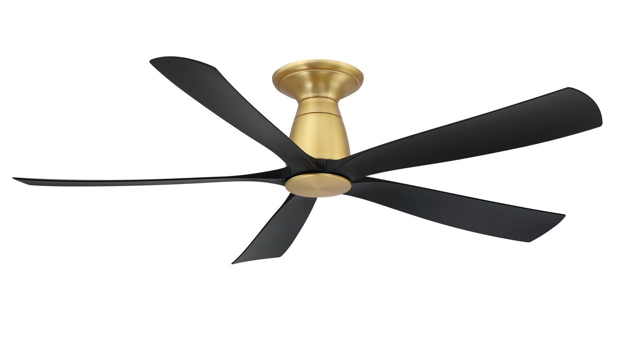 Fanimation - FPD5534BSBL - 52 Inches Ceiling Fan - Kute5 52 - Brushed Satin Brass