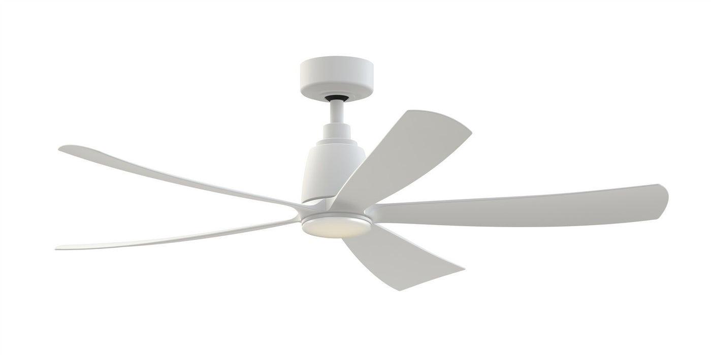 Fanimation - FPD5534MW - 52 Inches Ceiling Fan - Kute5 52 - Matte White