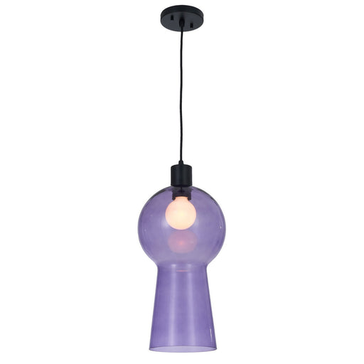 Cores One Light Mini Pendant Matte Black