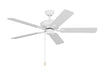 Generation Lighting - 5LD52RZW - 52" Ceiling Fan - Linden - Matte White