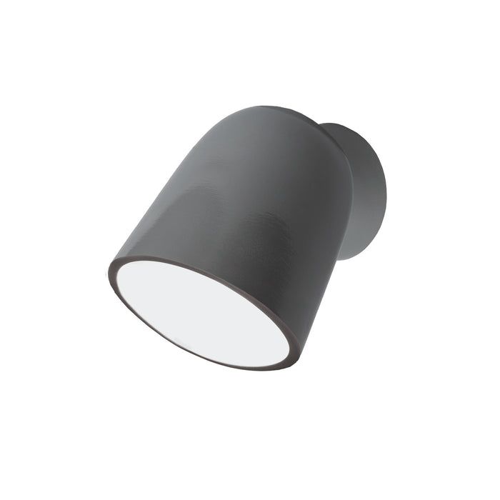 Justice Designs - CER-3770-GRY - One Light Wall Sconce - Ambiance - Gloss Grey