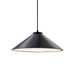 Justice Designs - CER-6240-CRB-DBRZ-BKCD - One Light Pendant - Radiance - Carbon - Matte Black