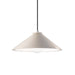 Justice Designs - CER-6240-MAT-CROM-BKCD - One Light Pendant - Radiance - Matte White