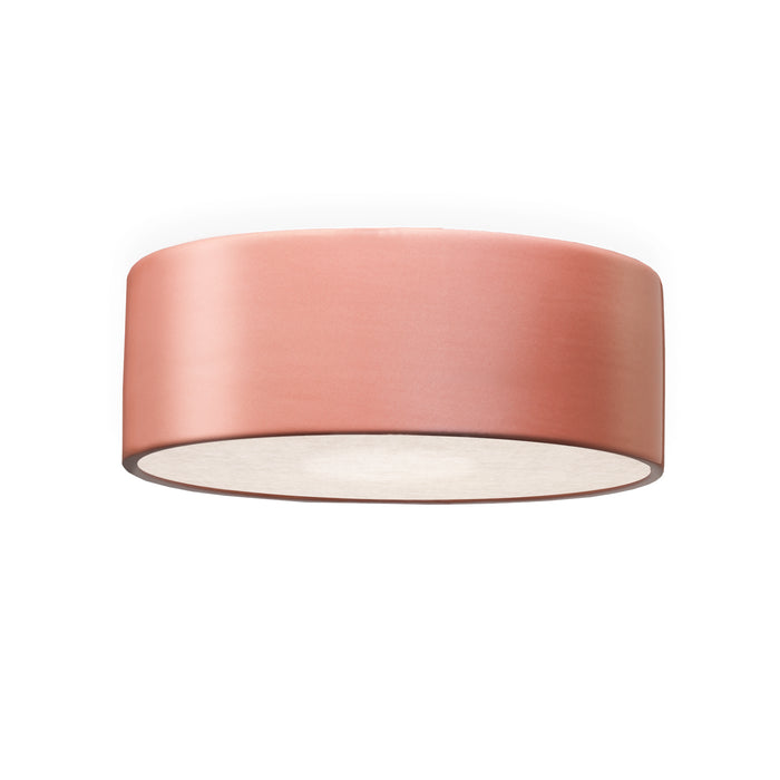 Justice Designs - CER-6290-BSH - LED Flush-Mount - Radiance - Gloss Blush