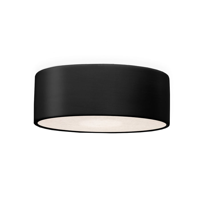 Justice Designs - CER-6290W-CRB - LED Outdoor Flush-Mount - Radiance - Carbon - Matte Black