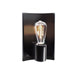Justice Designs - CER-7061-CRB-NCKL - One Light Wall Sconce - Ambiance - Carbon - Matte Black
