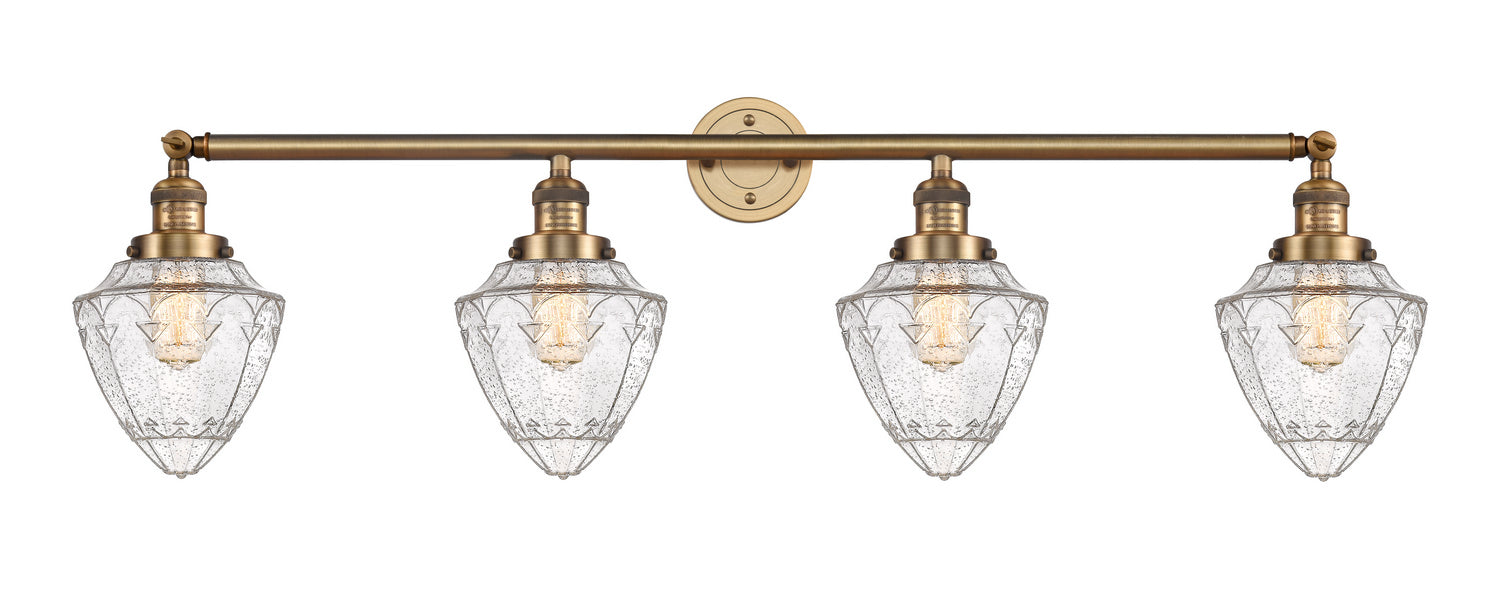 Innovations - 215-BB-G531 - Four Light Bath Vanity - Franklin Restoration - Brushed Brass