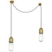 Visual Comfort Signature - TOB 5645HAB-CG-2 - LED Pendant - Junio - Hand-Rubbed Antique Brass