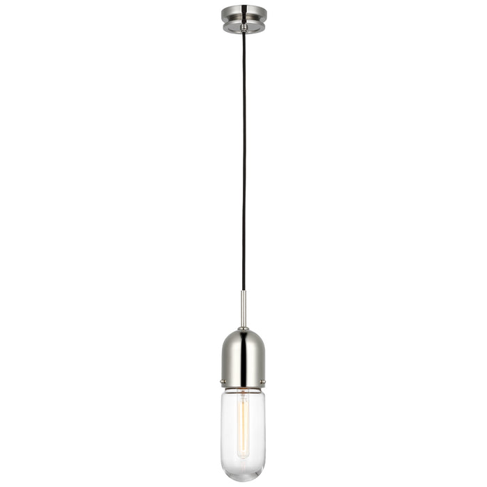 Visual Comfort Signature - TOB 5645PN-CG-1 - LED Pendant - Junio - Polished Nickel