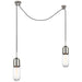 Visual Comfort Signature - TOB 5645PN-CG-2 - LED Pendant - Junio - Polished Nickel