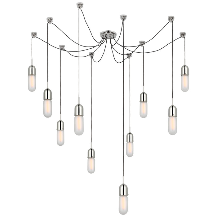 Visual Comfort Signature - TOB 5645PN-FG-10 - LED Pendant - Junio - Polished Nickel