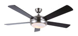 Canarm - CF52MD05BN - 52"Ceiling Fan - Modern X - Brushed Nickel
