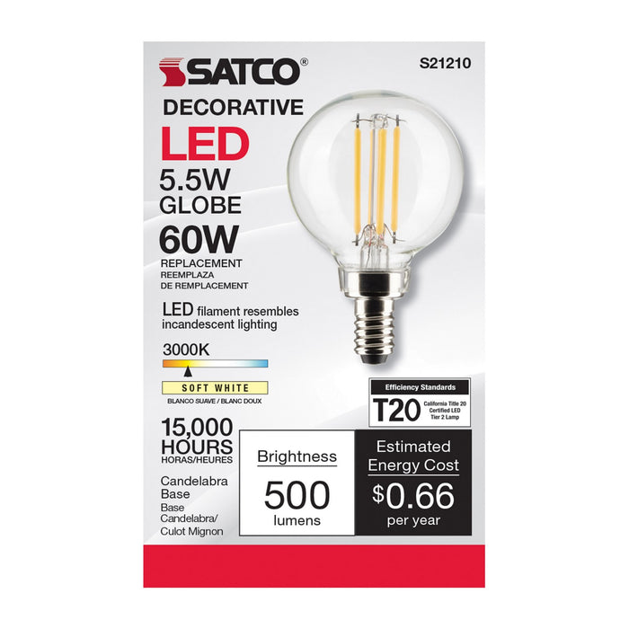 Satco - S21210 - Light Bulb - Clear