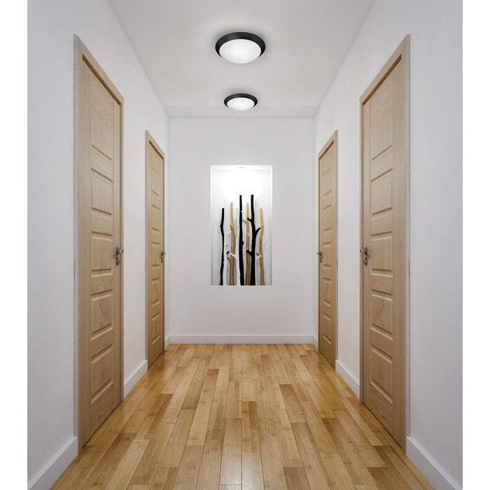 Access - 20624-MBL/OPL - One Light Flush Mount - Cobalt - Matte Black