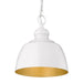 Golden - 0316-M1L WHT - One Light Mini Pendant - Holmes - Matte White