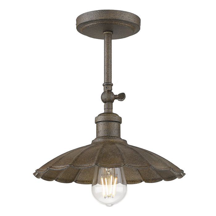 Golden - 3124-1W DR - One Light Wall Sconce - Clemence - Dark Rust