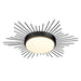 Golden - 9126-FM18 BLK-OP - LED Flush Mount - Kieran - Matte Black