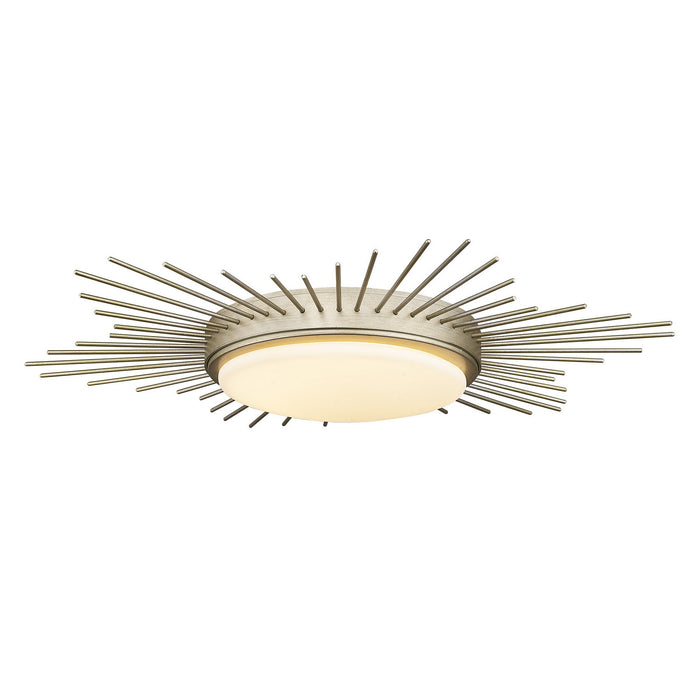 Golden - 9126-FM18 WG-OP - LED Flush Mount - Kieran - White Gold